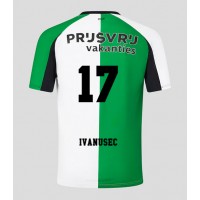 Camiseta Feyenoord Luka Ivanusec #17 Tercera Equipación Replica 2024-25 mangas cortas